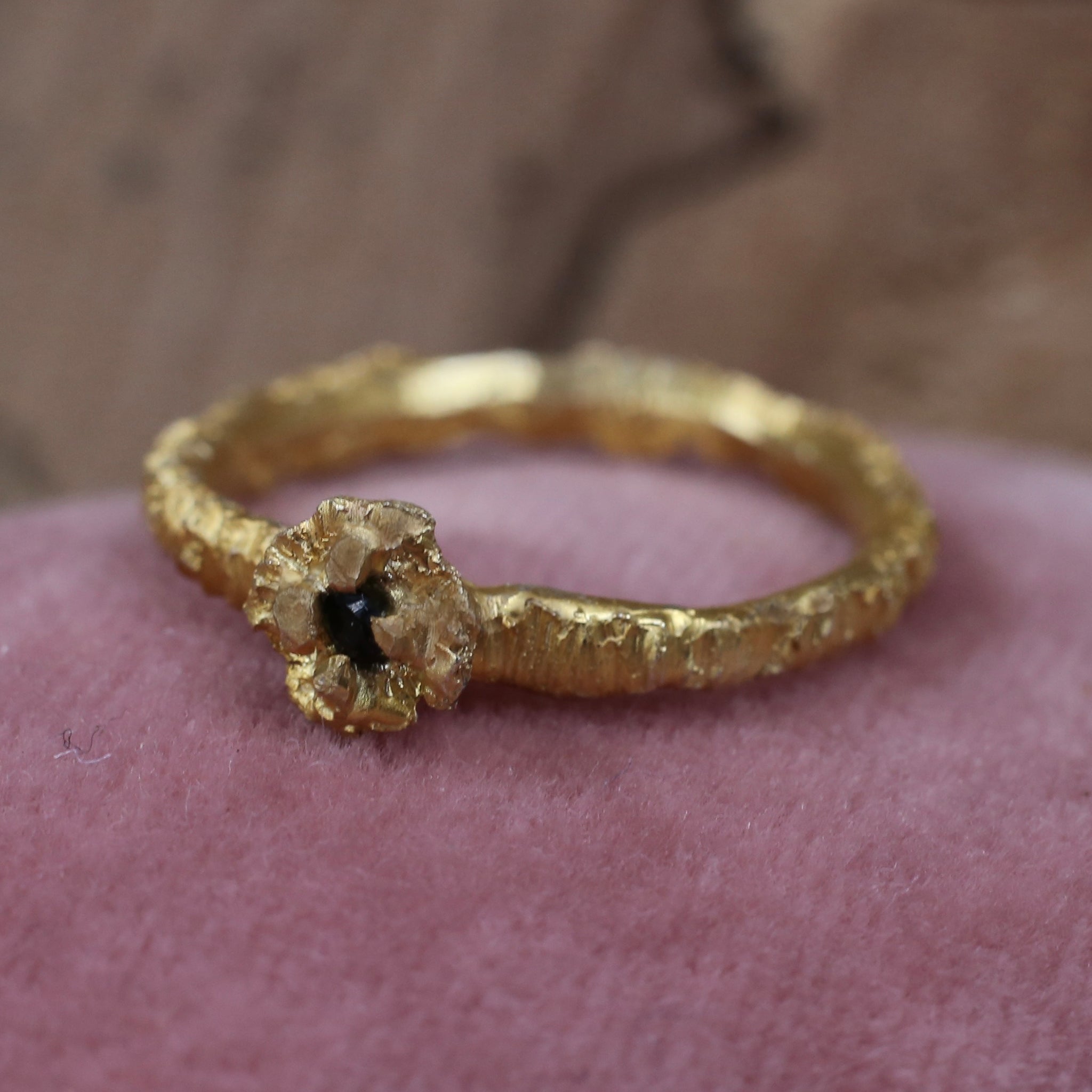 The Clove Ring with Green Tourmaline
